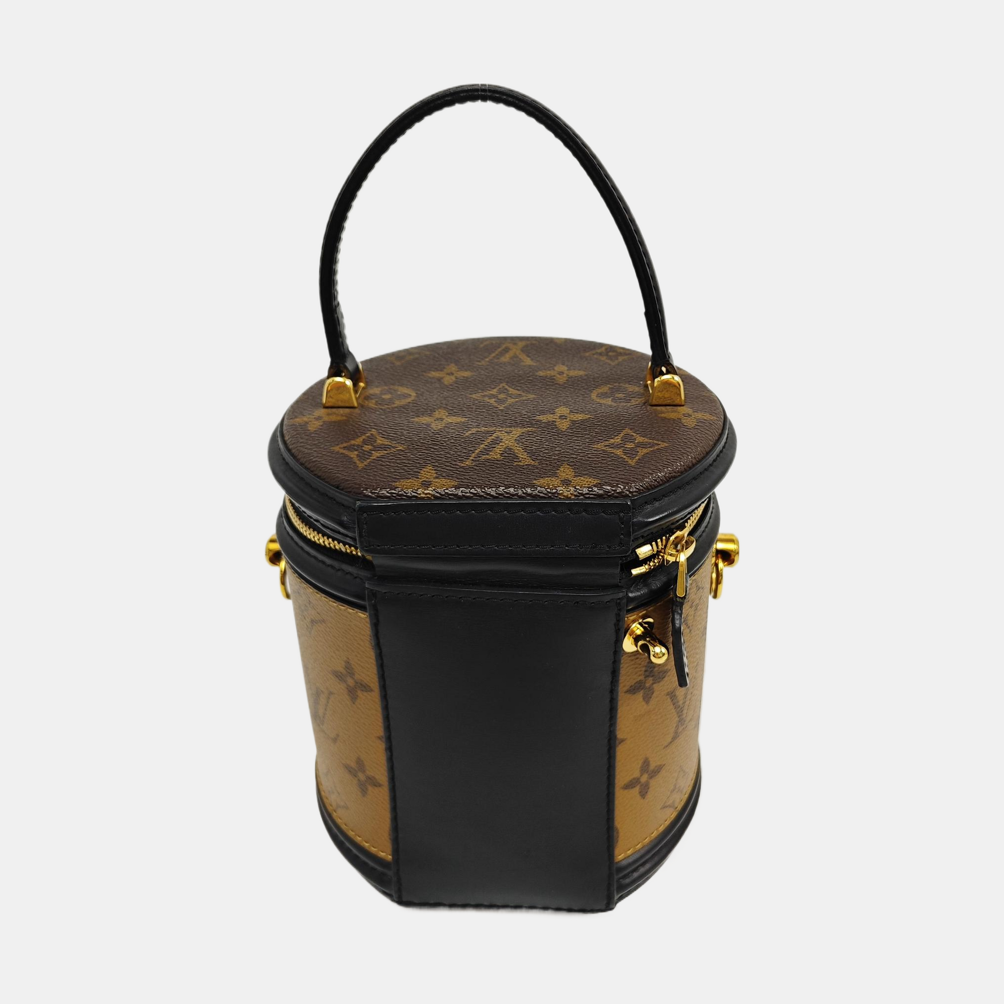 CANNES PM Monogram Coated Canvas Brown