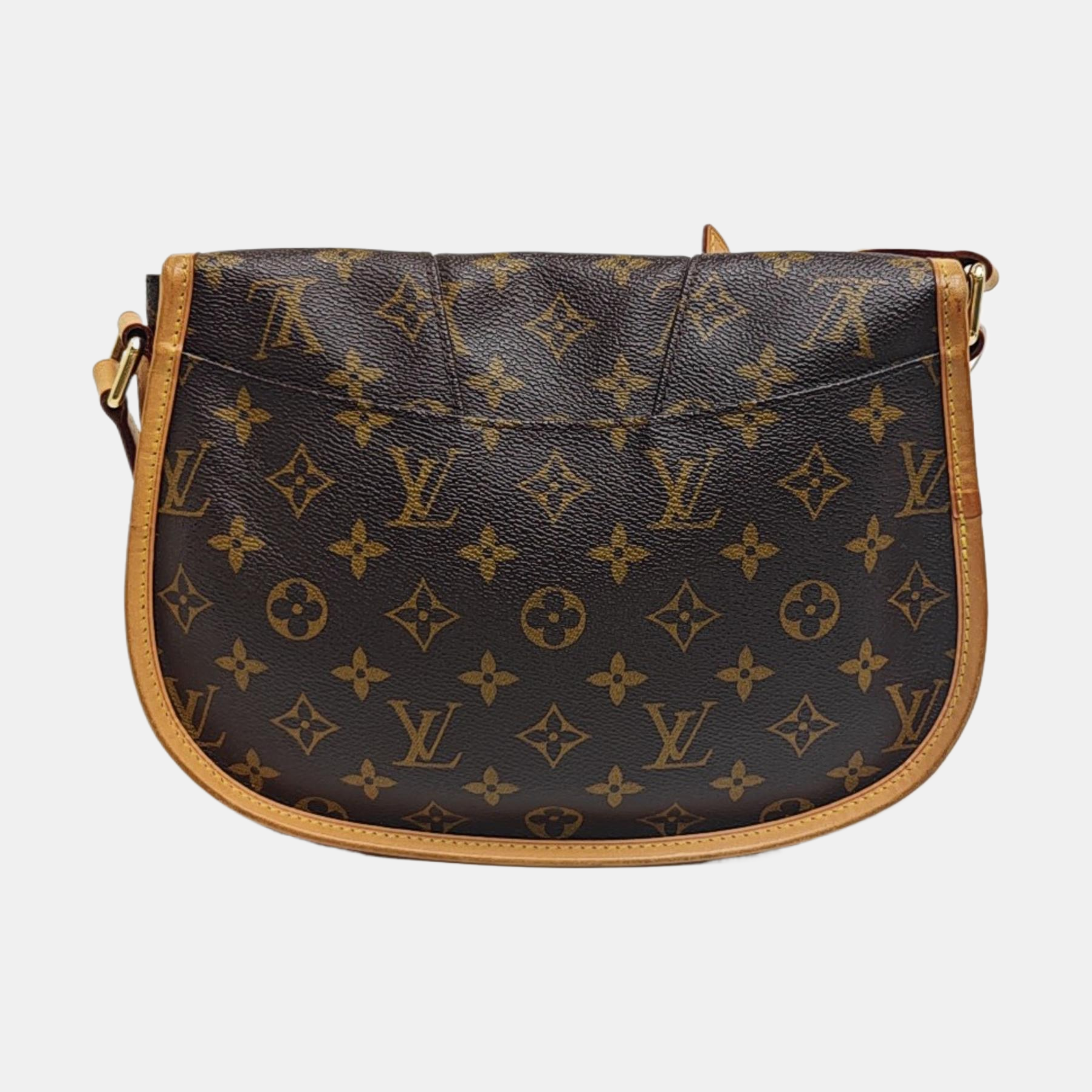 MENILMONTANT PM Monogram Coated Canvas Brown