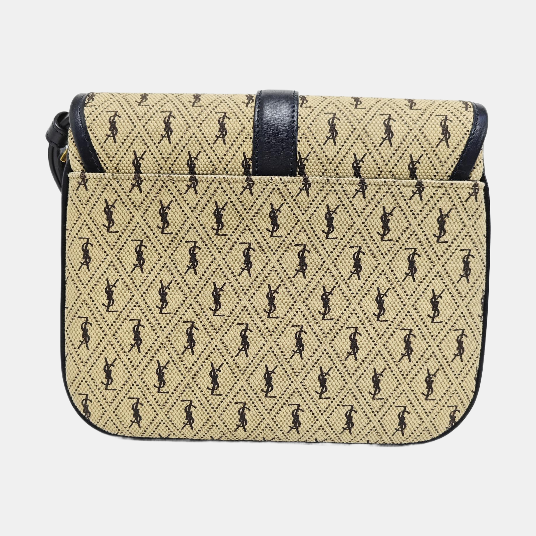 MONOGRAM ALL OVER Small Fabric Beige