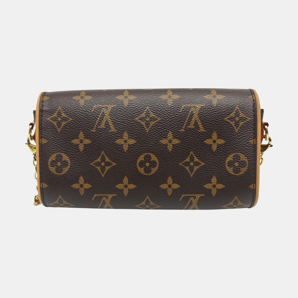Pochette Camille Monogram Coated Canvas Brown