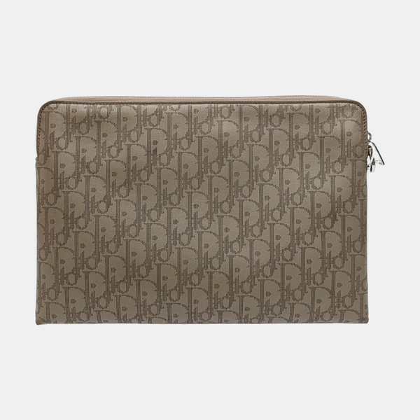 Calfskin Clutch Brown
