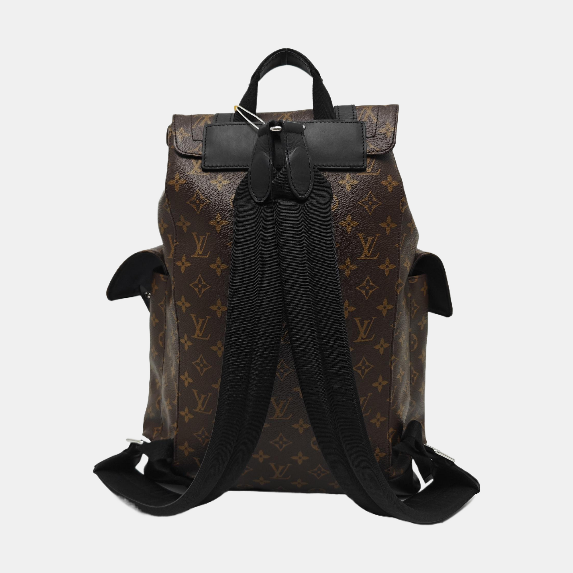 CHRISTOPHER MM Monogram Coated Canvas Brown
