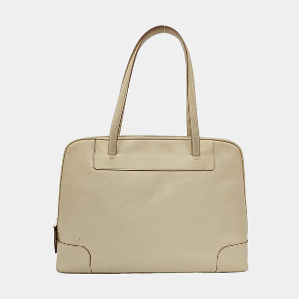 Calfskin Tote Bag Beige