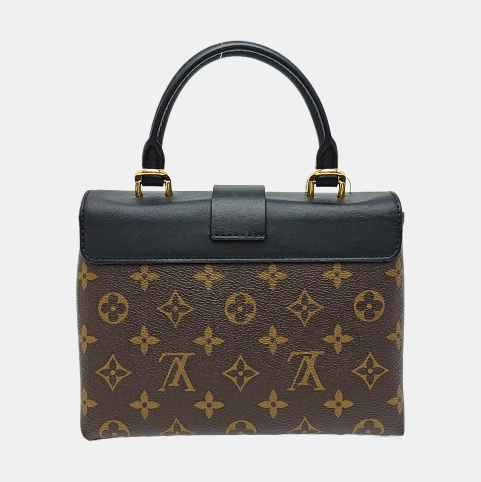 LOCKY BB Monogram Coated Canvas Brown