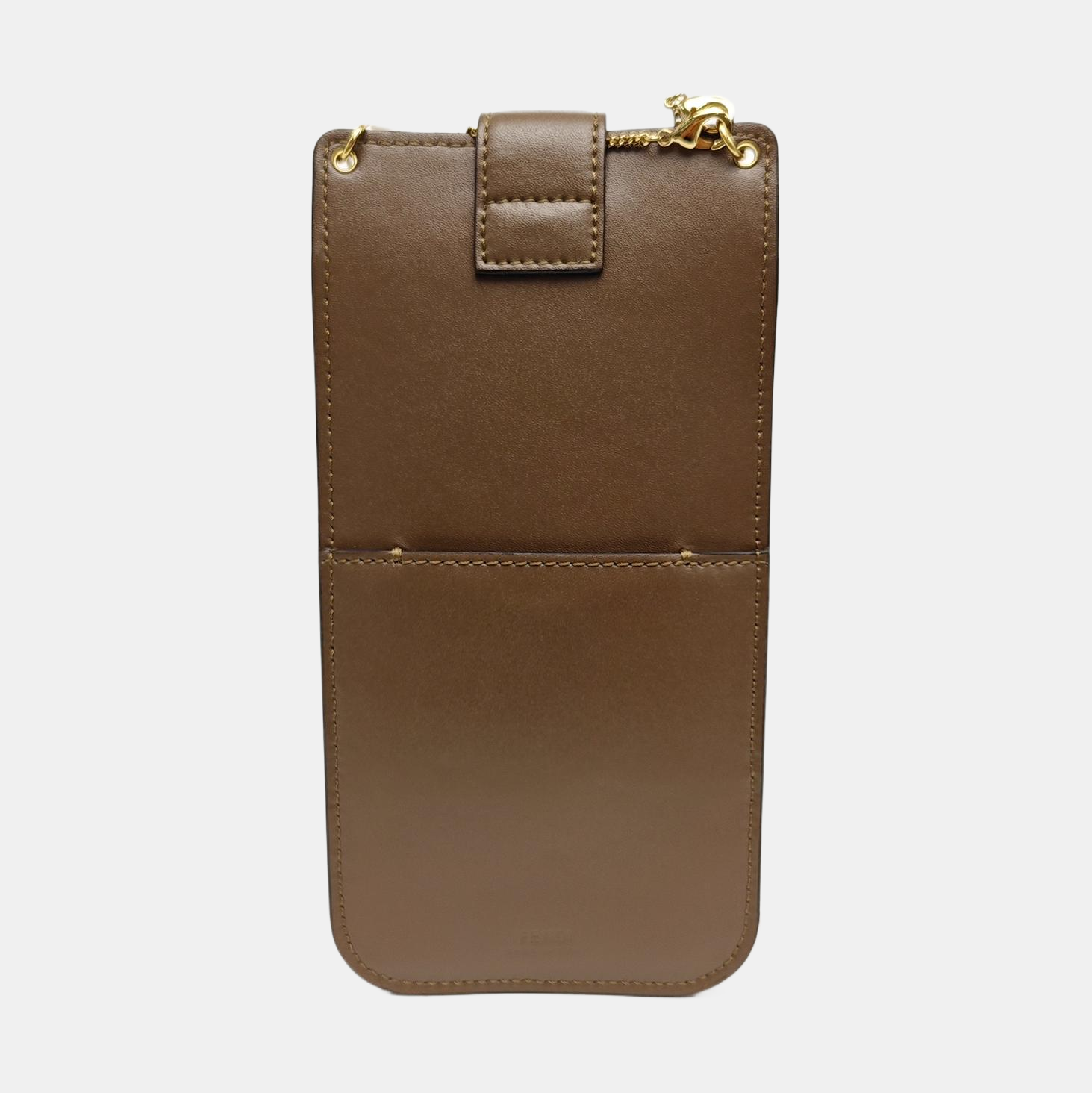 Calfskin Shoulder Bag Brown