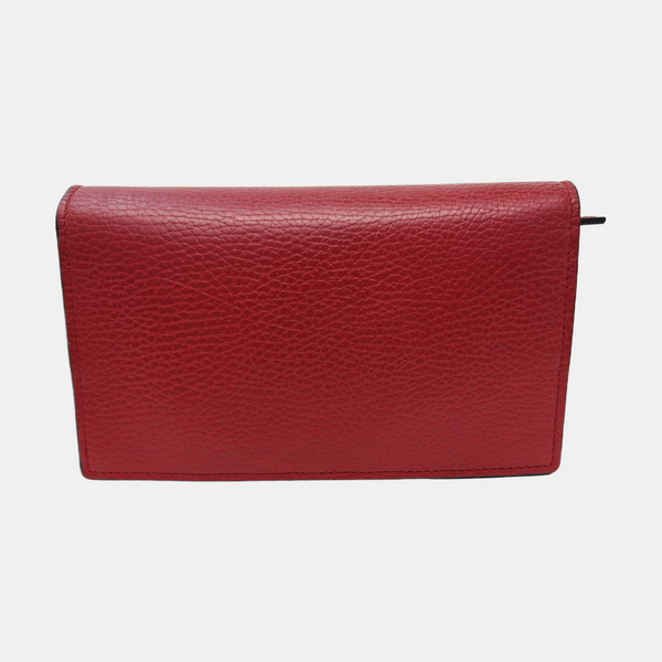 Calfskin Shoulder Bag Red