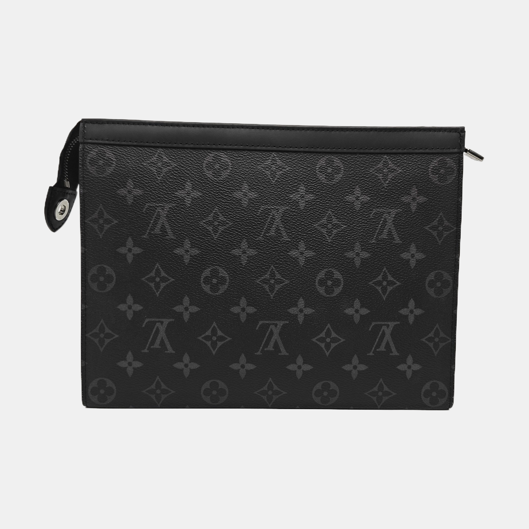Pochette Voyag MM Monogram Coated Canvas Black
