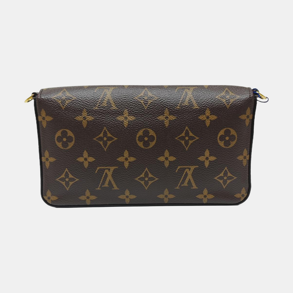 FÉLICIE Monogram Coated Canvas Brown
