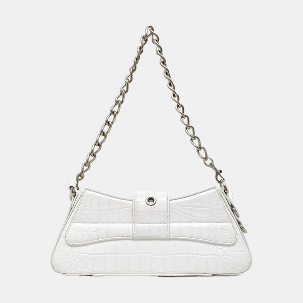 Calfskin Shoulder Bag White