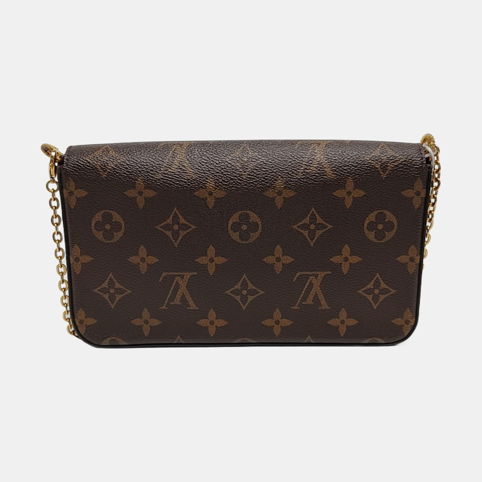 Authenticated pre-owned  FÉLICIE Monogram Coated Canvas Brown - Shoulder Bag at Looply