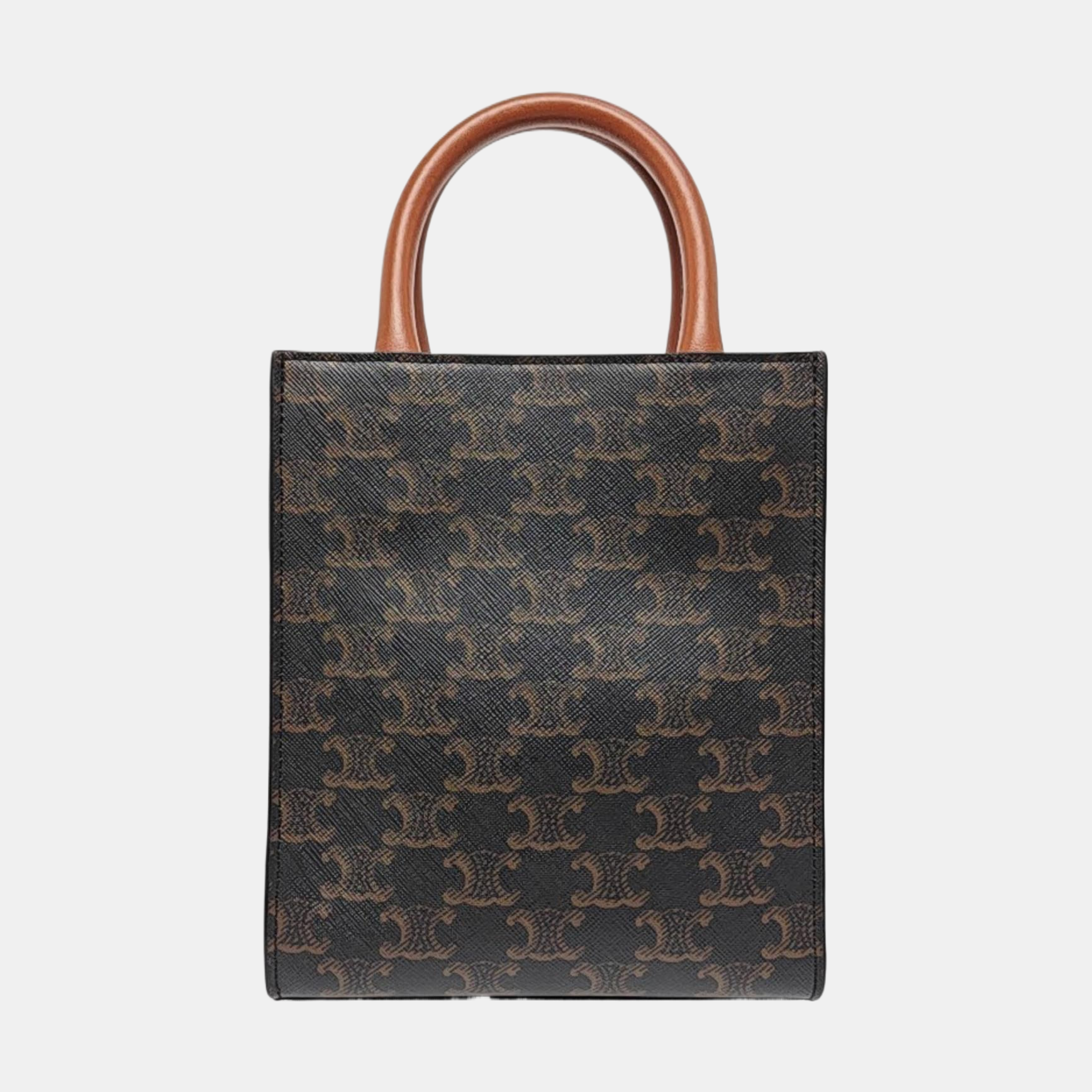 CABAS CELINE Mini Coated Canvas Brown