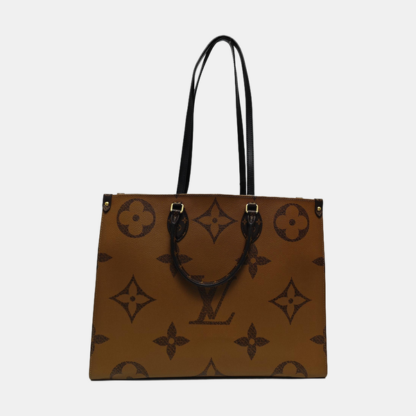 ONTHEGO GM Monogram Coated Canvas Brown