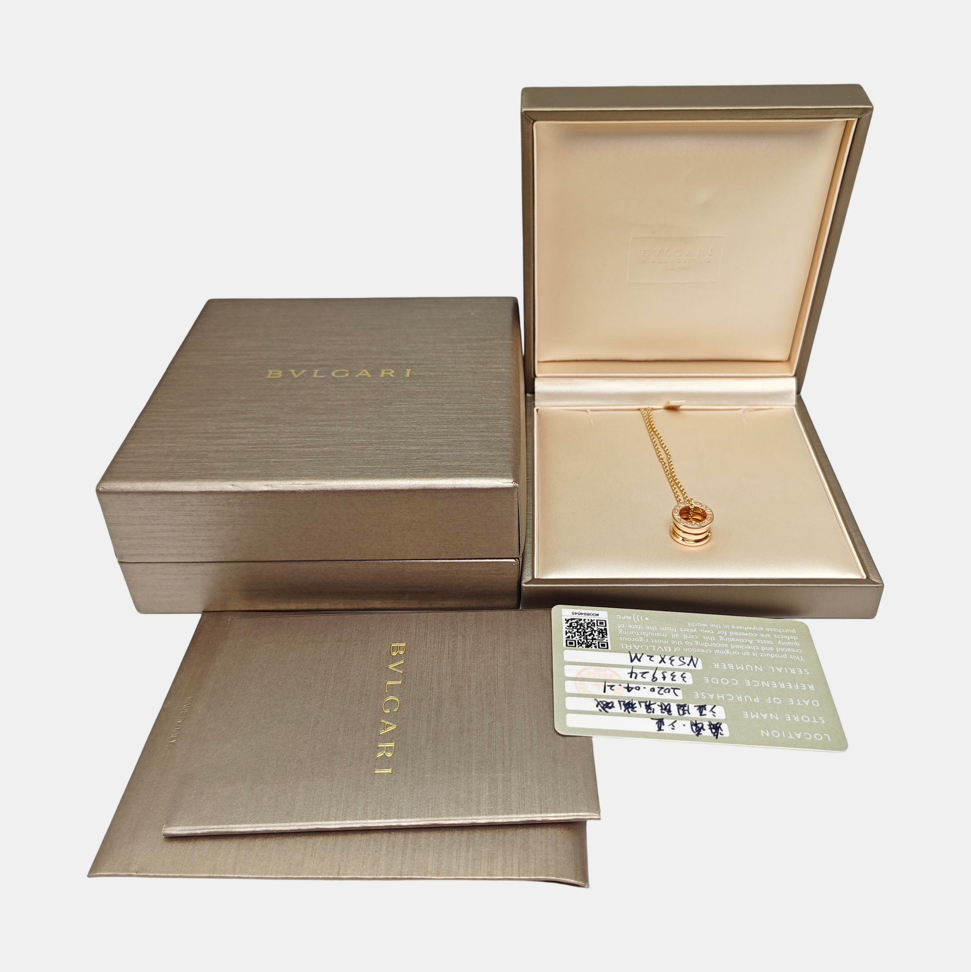 B.ZERO1 18k Rose Gold Necklace