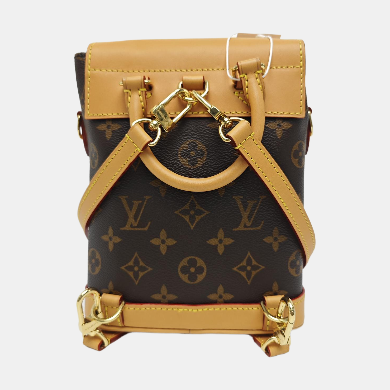 SOHO Mini Monogram Coated Canvas Brown