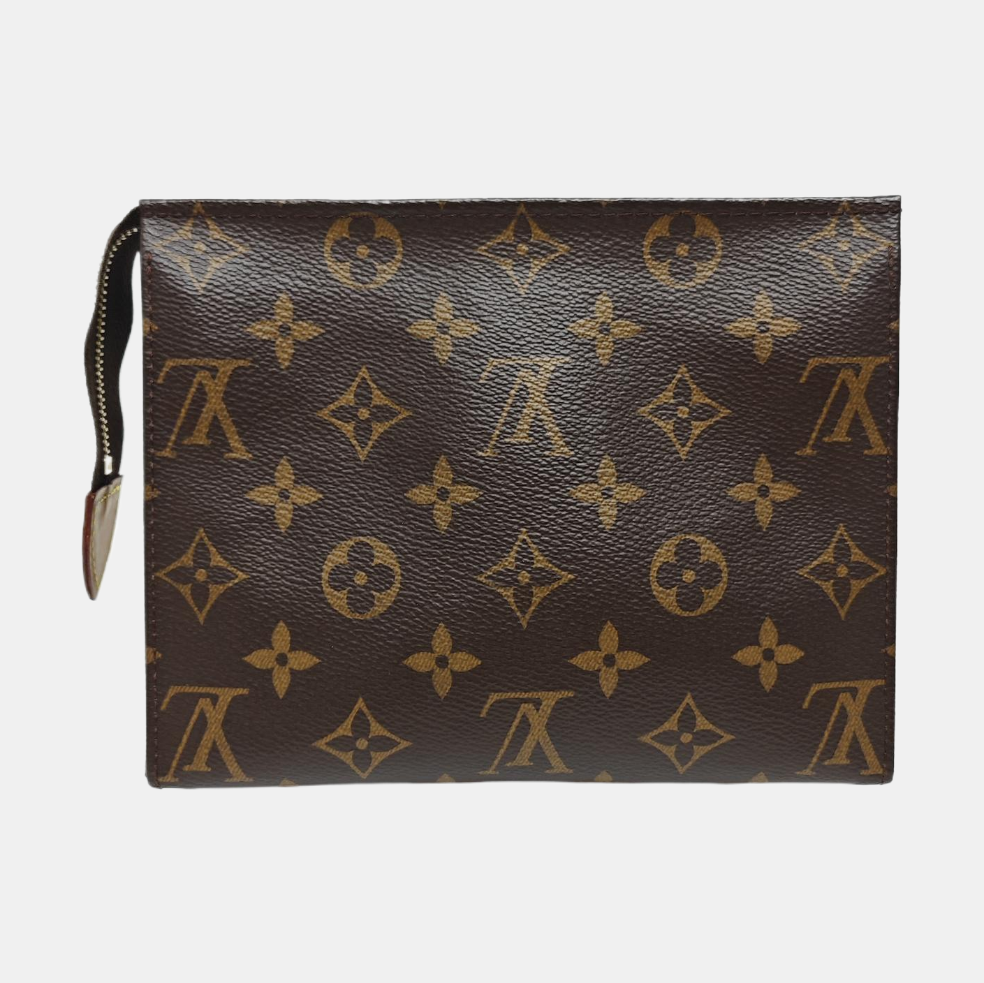 TOILET POCKET 19 Monogram Coated Canvas Brown