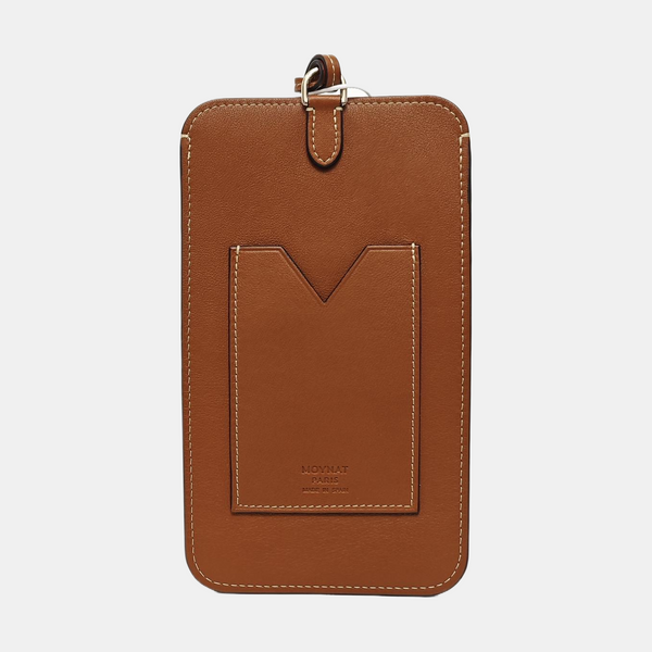 Calfskin Shoulder Bag Brown