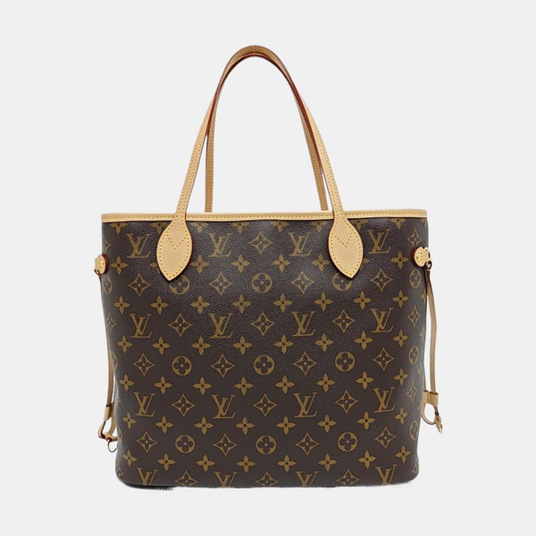 NEVERFULL MM Monogram Coated Canvas Brown