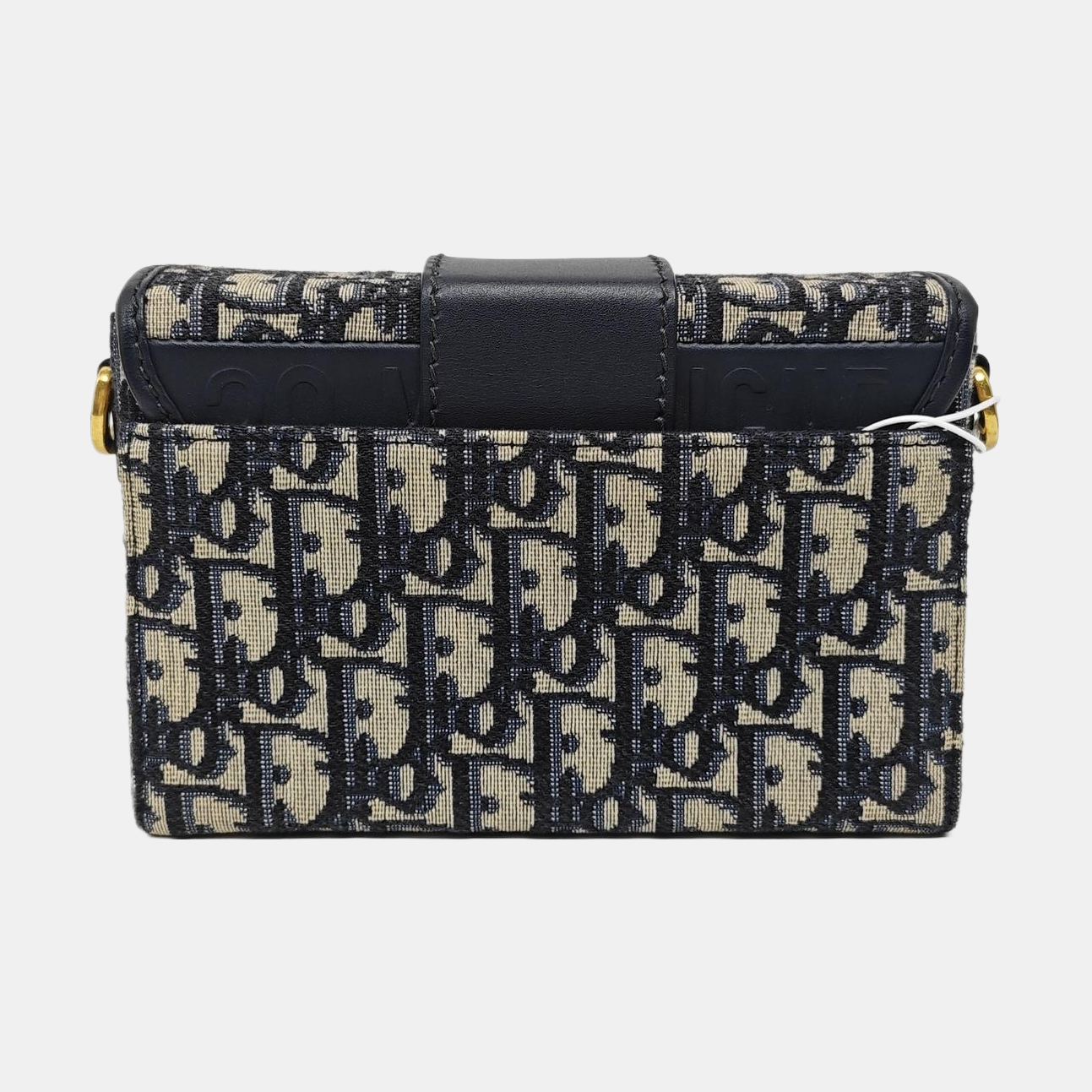 30 Montaigne Mini Oblique Canvas Blue