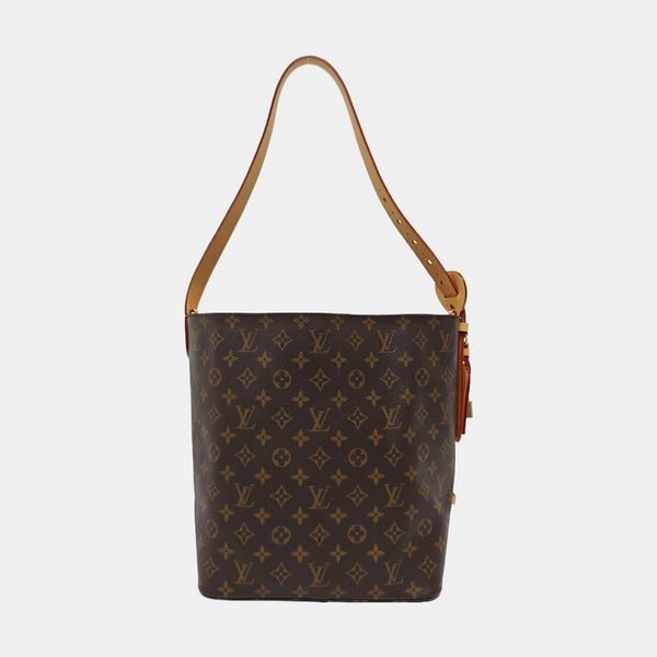 ALL IN GM Monogram Coated Canvas Brown