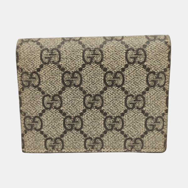 Monogram Coated Canvas Wallet Black