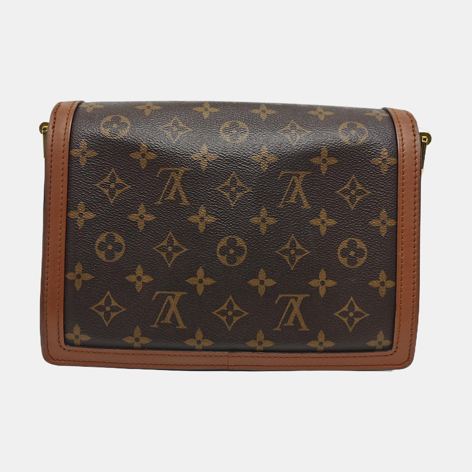 DAUPHINE MM Monogram Coated Canvas Brown