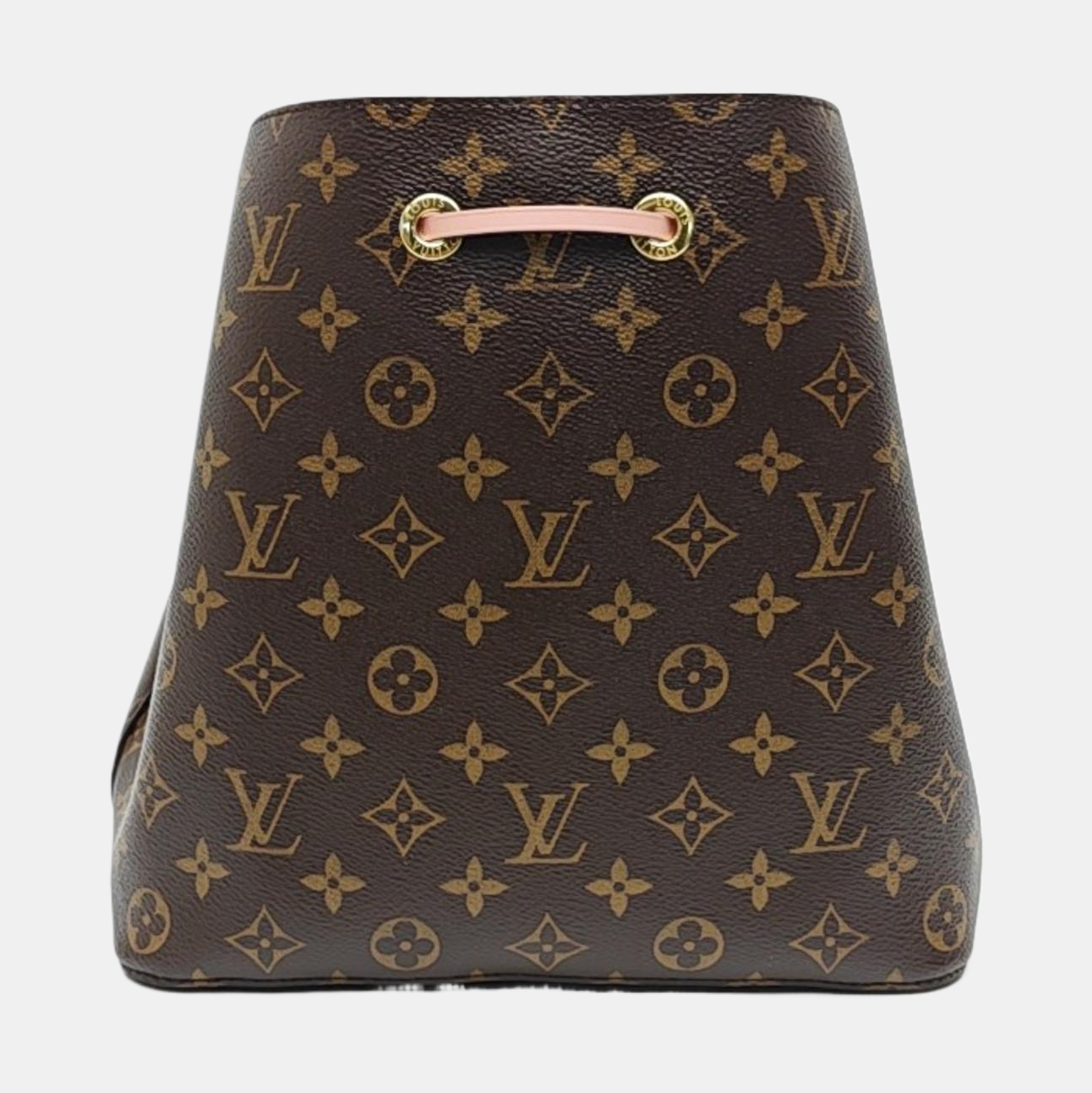 NÉONOÉ MM Monogram Coated Canvas Brown