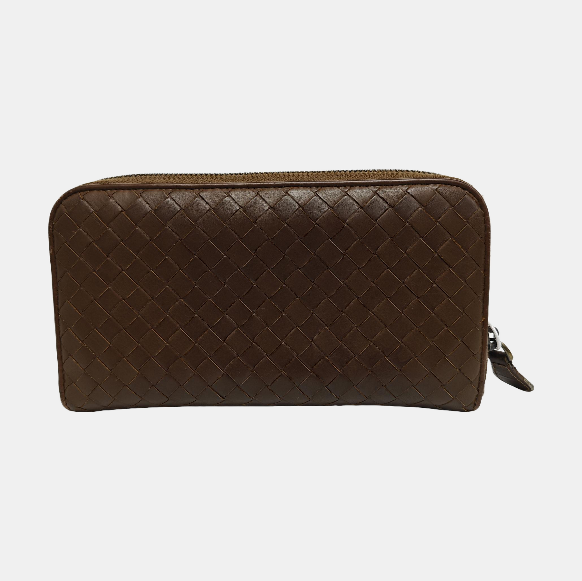 Lambskin Wallet Brown