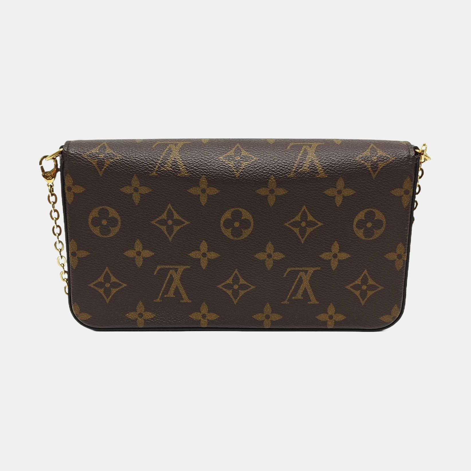 FÉLICIE Monogram Coated Canvas Brown