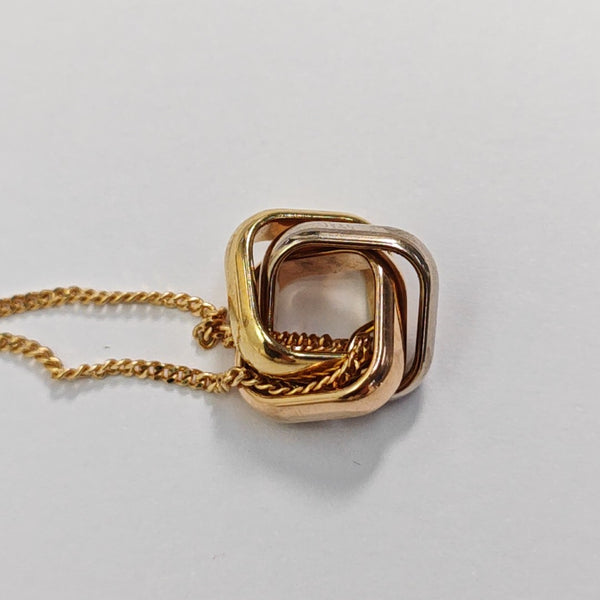 TRINITY 18k Gold Rose Gold Necklace