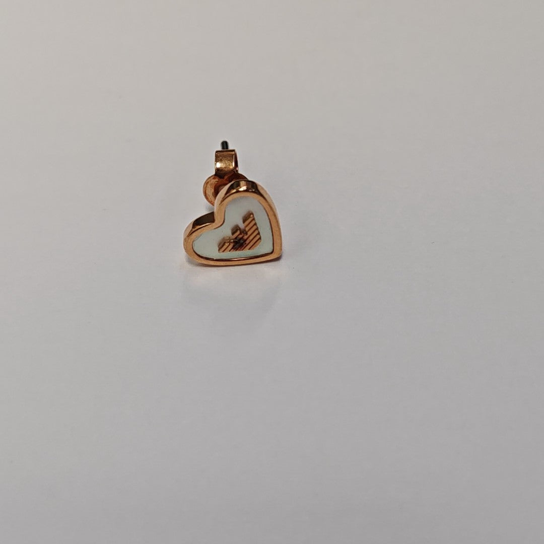 Stainless Steel Rose Gold Stud Earrings