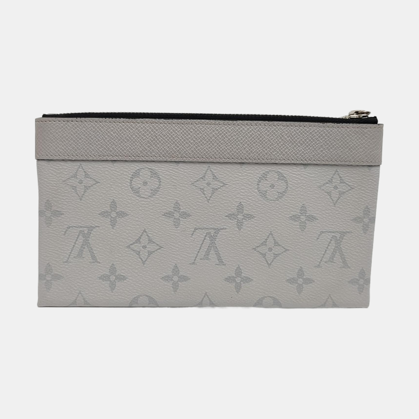 DISCOVERY Monogram Coated Canvas White