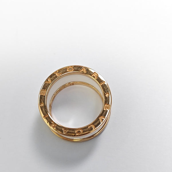B.ZERO1 18k Rose Gold Ring EU 54