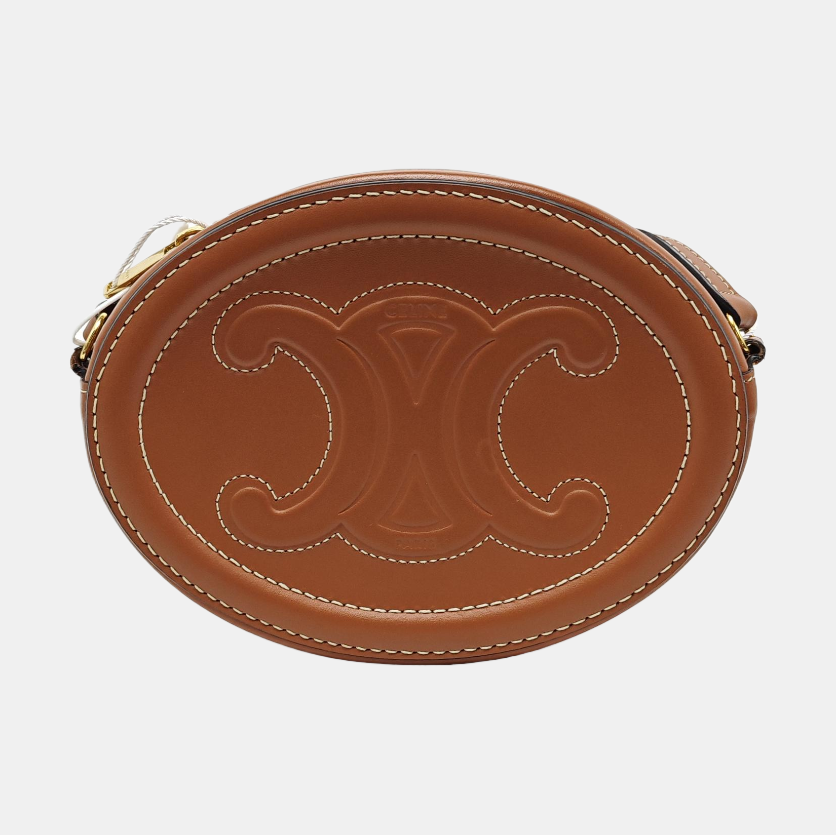 TRIOMPHE Small Calfskin Brown