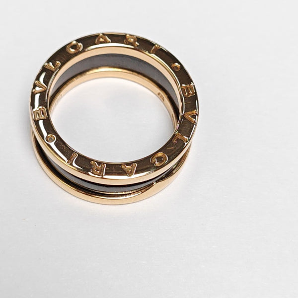 B.ZERO1 18k Rose Gold Ring EU 54