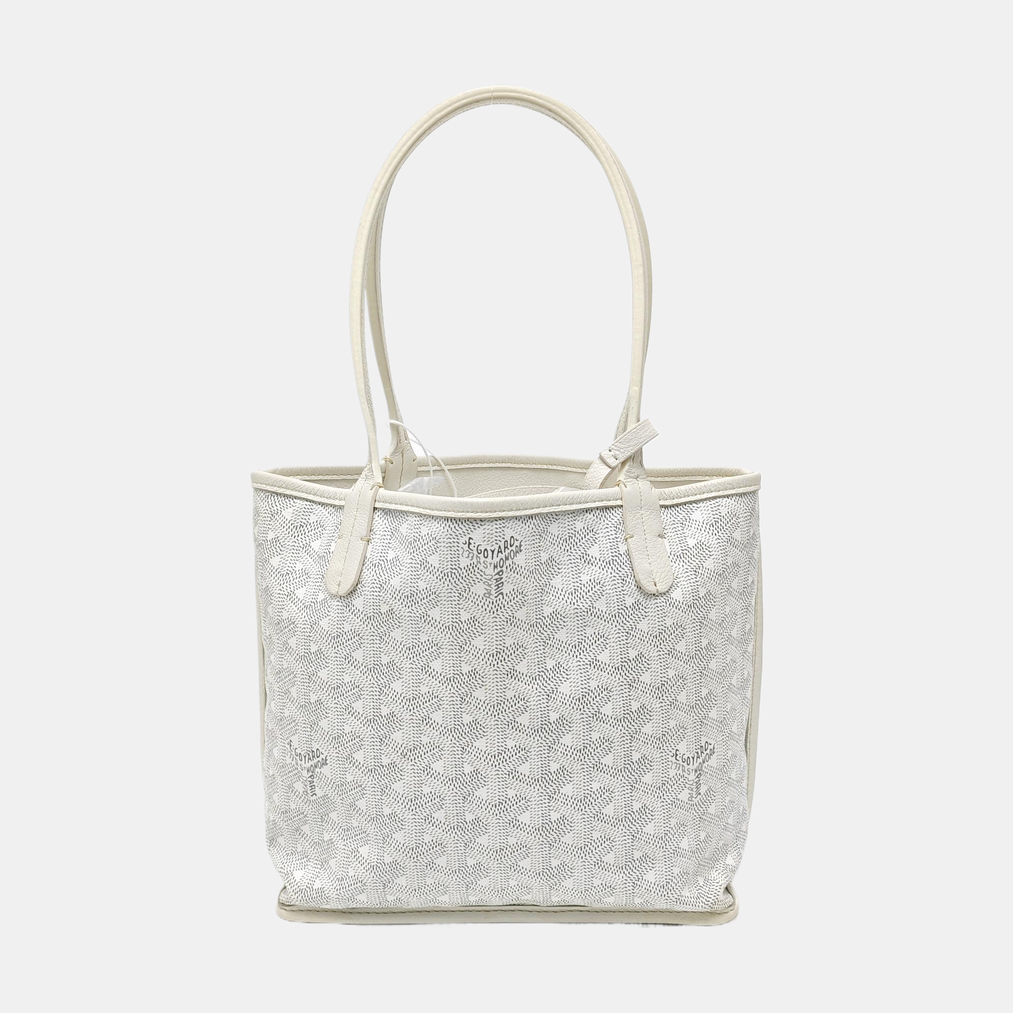 Anjou Mini Coated Canvas White