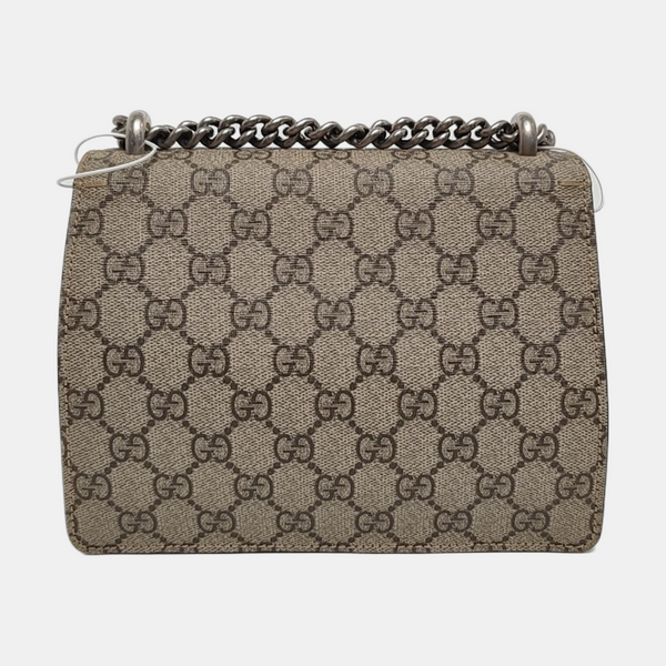 Dionysus Mini Monogram Coated Canvas Beige