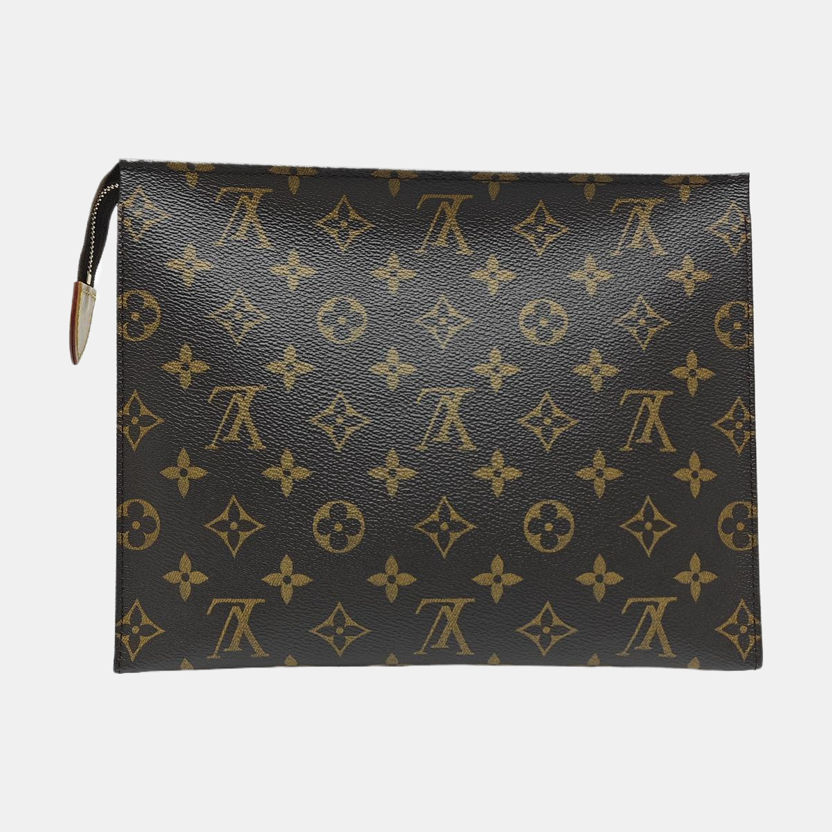 TOILET POCKET 26 Monogram Coated Canvas Brown