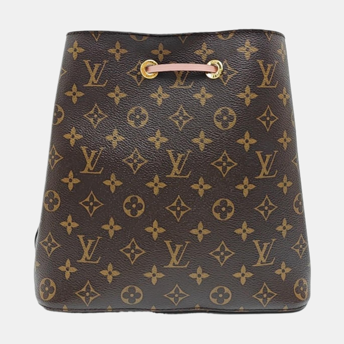 NÉONOÉ MM Monogram Coated Canvas Brown