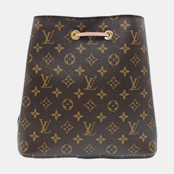 NÉONOÉ MM Monogram Coated Canvas Brown