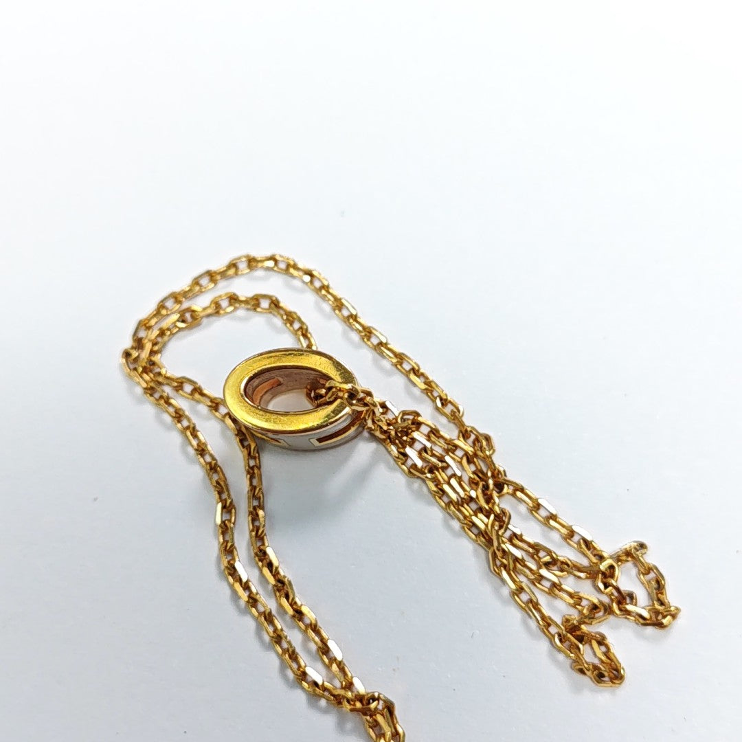 Pop H Metal Gold Necklace