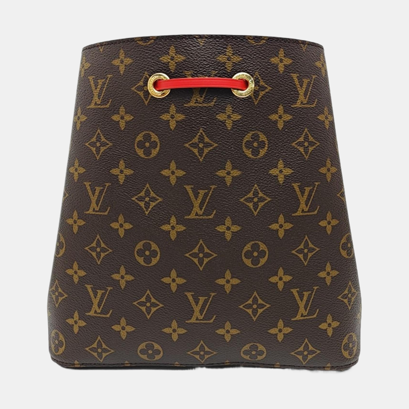 NÉONOÉ MM Monogram Coated Canvas Brown