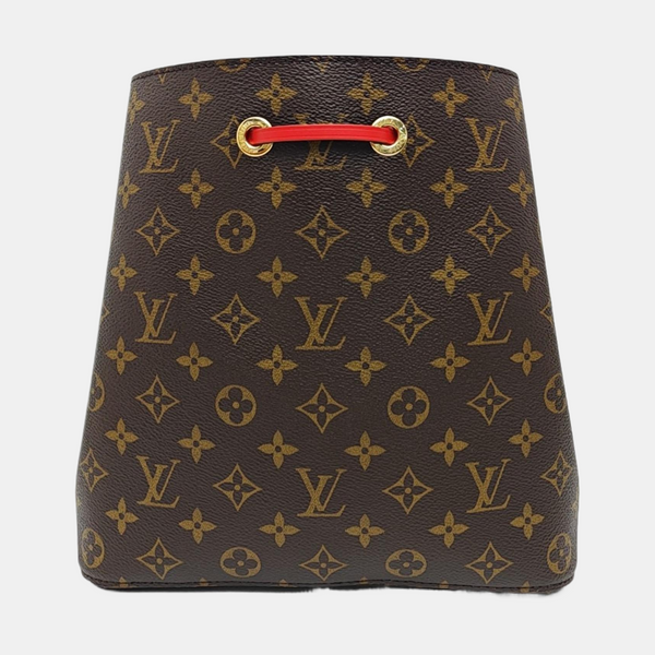 NÉONOÉ MM Monogram Coated Canvas Brown