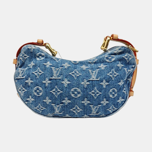 CROISSANT PM Monogram Canvas Blue
