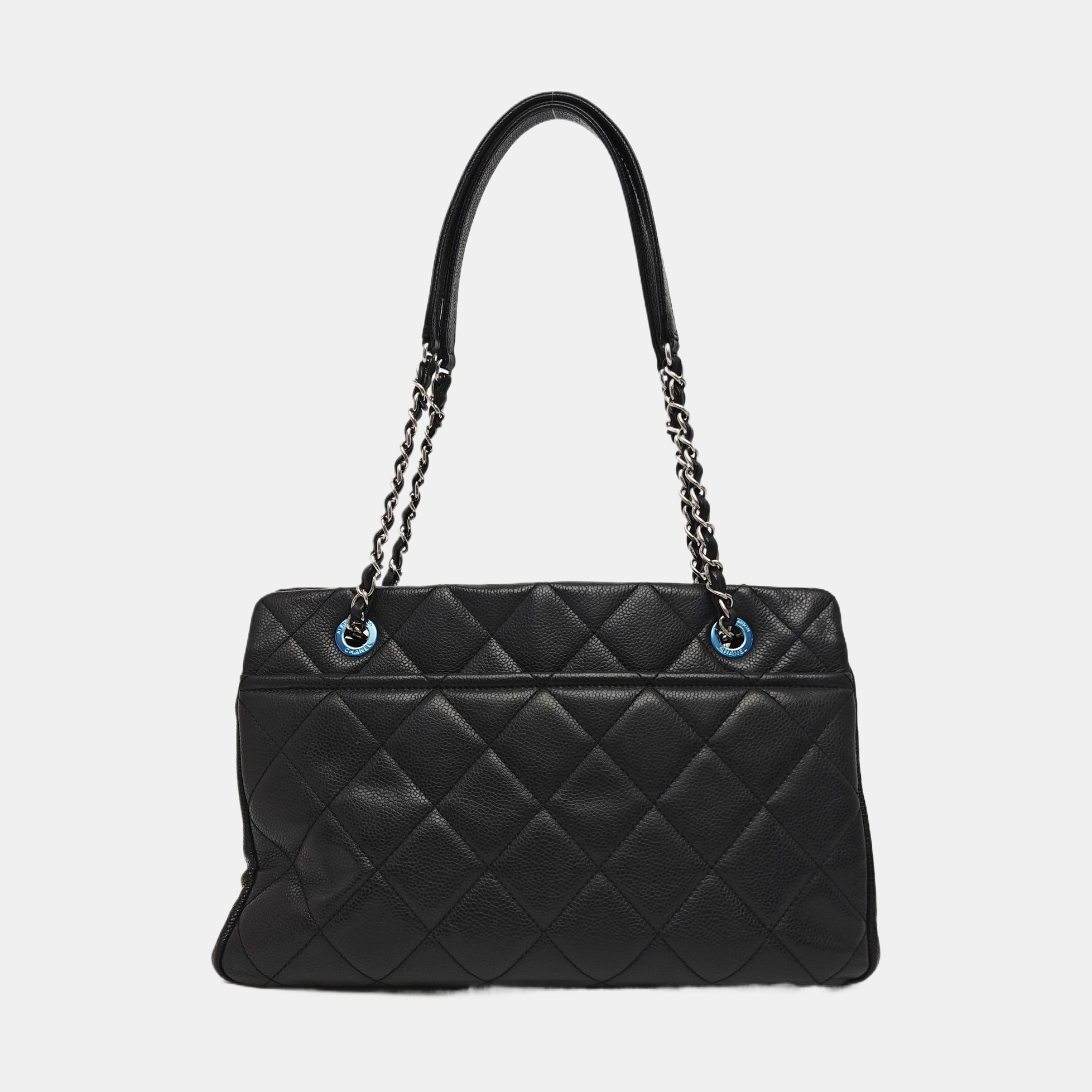 CC TIMELESS SOFT Quilted Grained Calfskin Black
