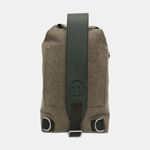 Fabric Crossbody Bag Green