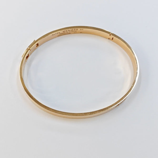 H D'ancre 18k Rose Gold Bangle