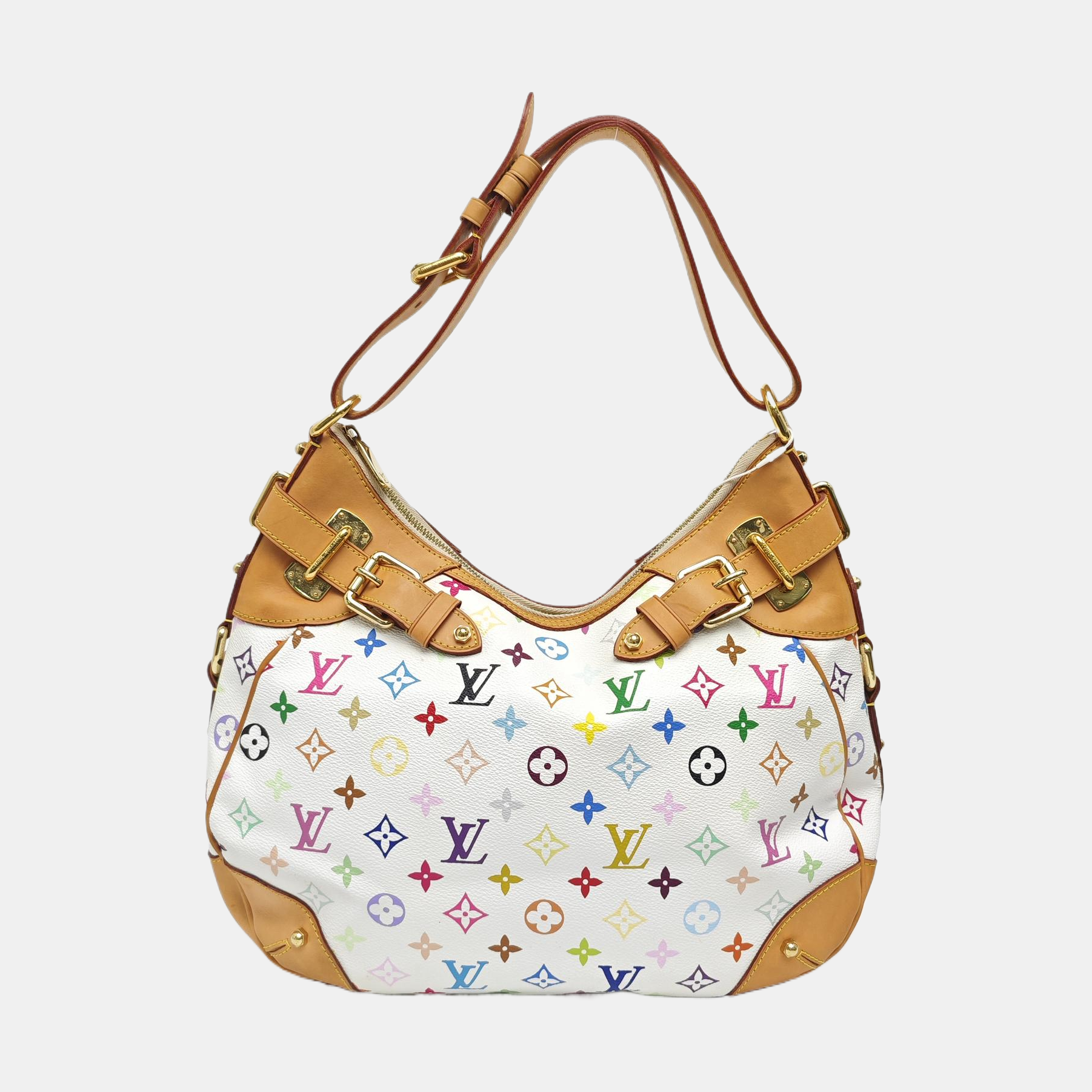 LV × TM GRETA Monogram Coated Canvas White
