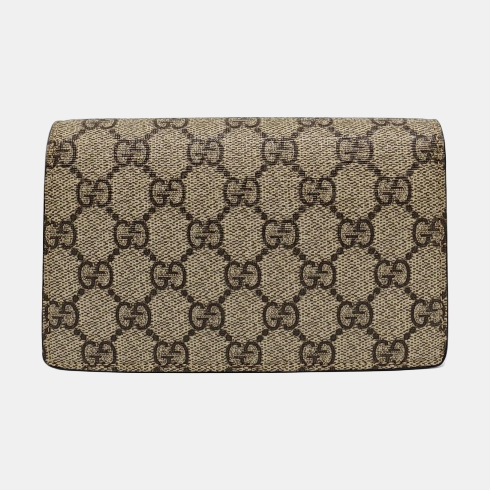 Dionysus Super Mini Monogram Coated Canvas Beige