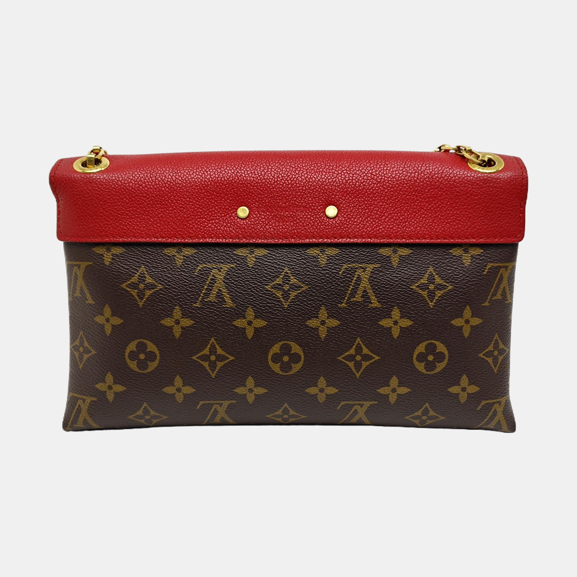 PALLAS BB Monogram Coated Canvas Brown