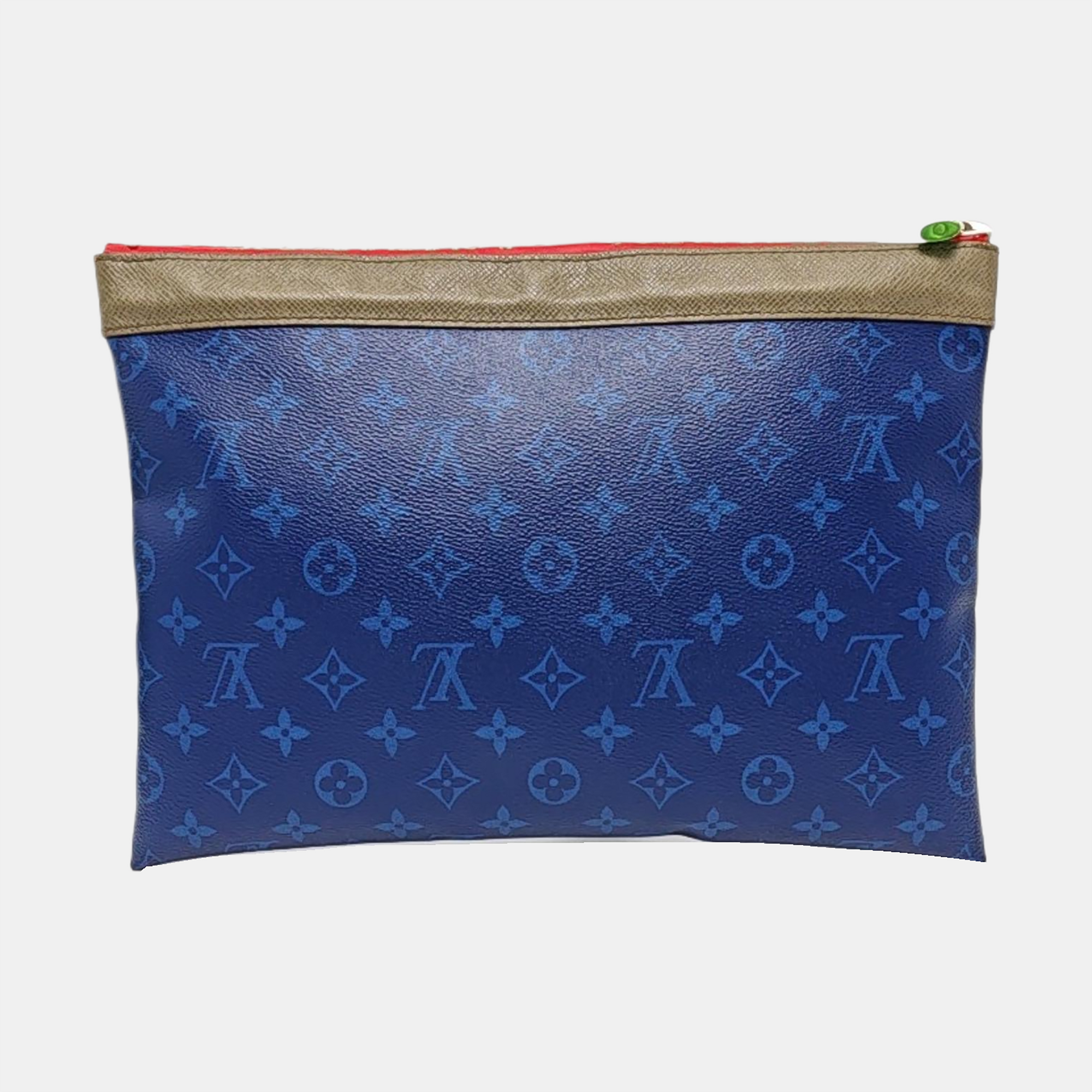 DISCOVERY Monogram Coated Canvas Blue
